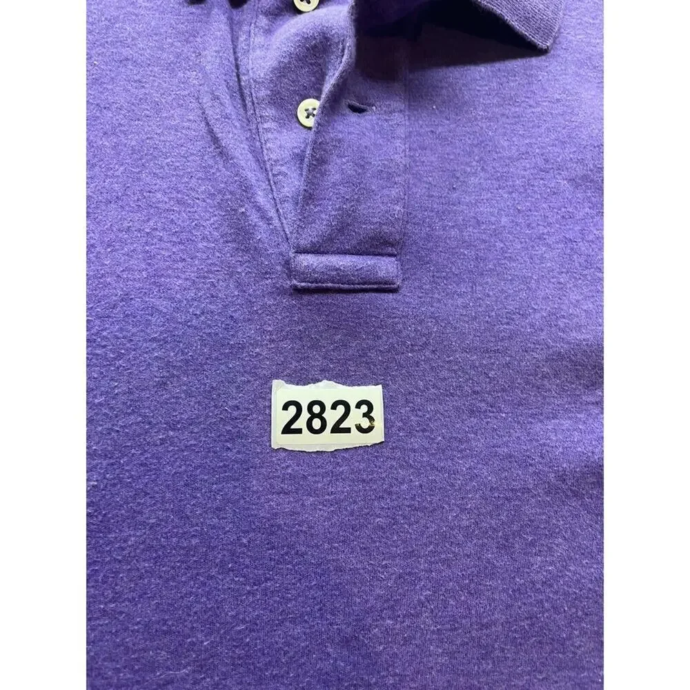 Ralph Lauren Polo Shirt XL Purple Yellow Pony Classic‎ Preppy Mens
